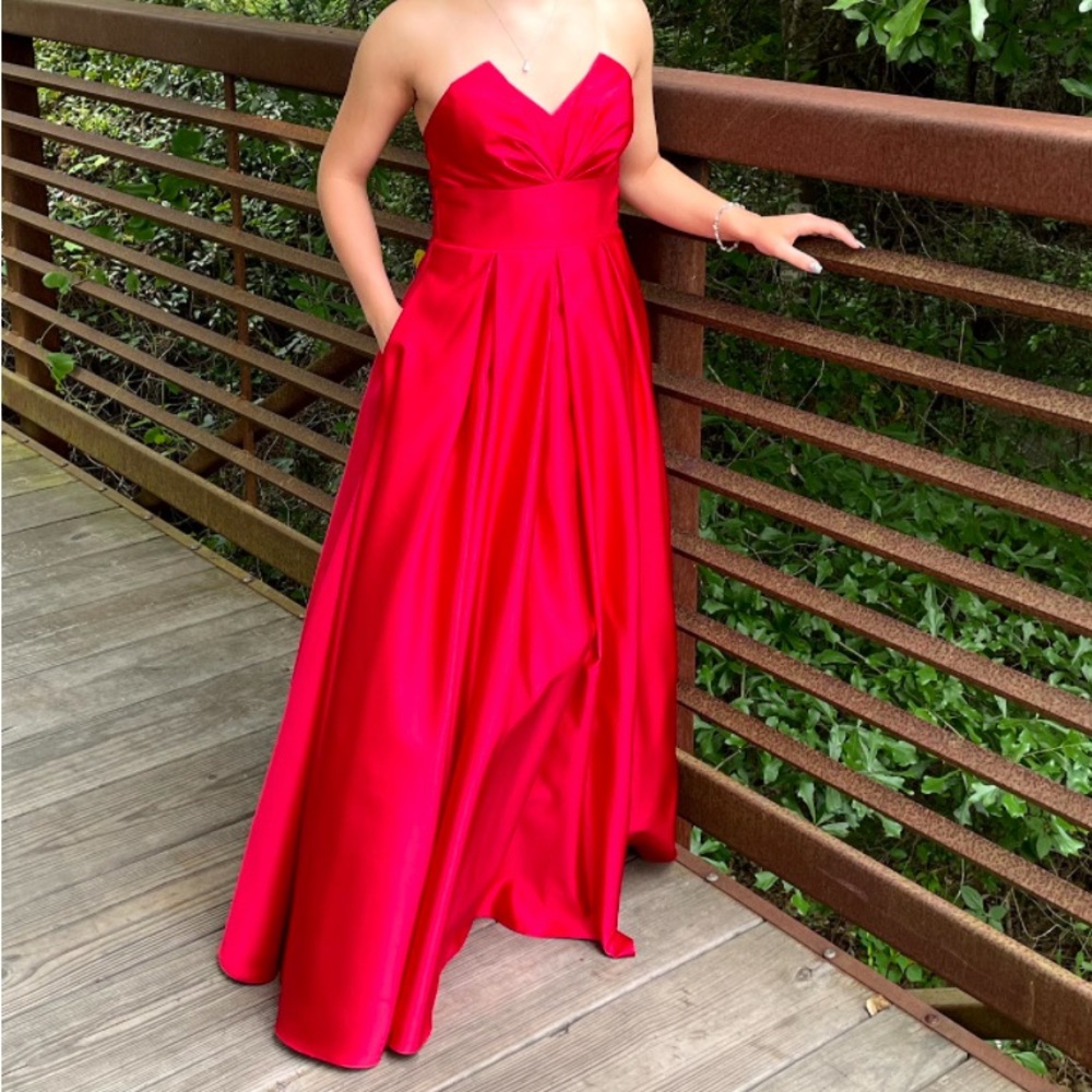 Red Formal Prom Gown